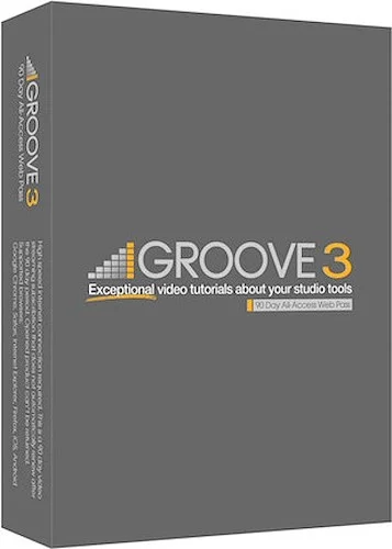 Groove 3 Online Video Tutorial Site - 3-Month Subscription Card - Retail Edition with Free Extra Month
For Recording Musicians & Techies