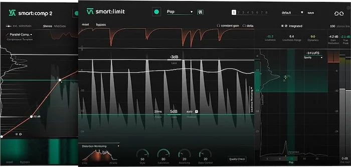 Sonible Dynamic Bundle (Download)<br>Two AI-powered plug-ins to tap the full potential of dynamics-shaping.