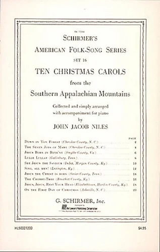 10 Christmas Carols from the Southern Appalachian Mountains