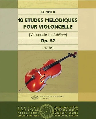 10 Etudes Melodiques, Op. 57 (Violoncello II ad. lib.)