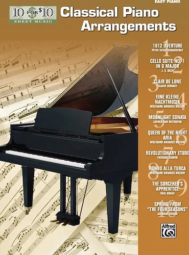 10 for 10 Sheet Music: Classical Piano Arrangements