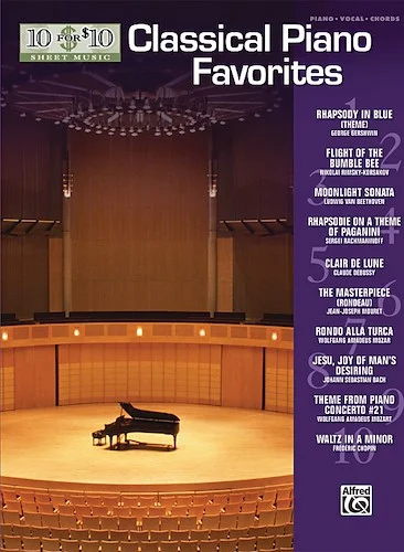 10 for 10 Sheet Music: Classical Piano Favorites