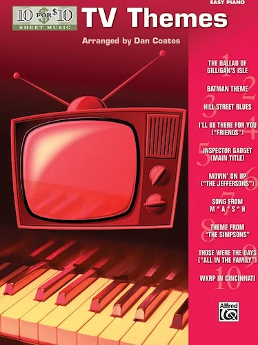 10 for 10 Sheet Music: TV Themes