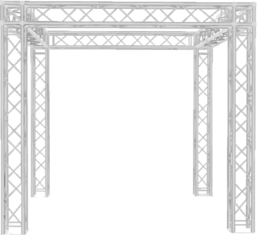10 FT x 10 FT Standard Trade Expo Exhibition Truss Module Booth Package