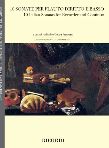 10 Italian Sonatas for Recorder and Continuo