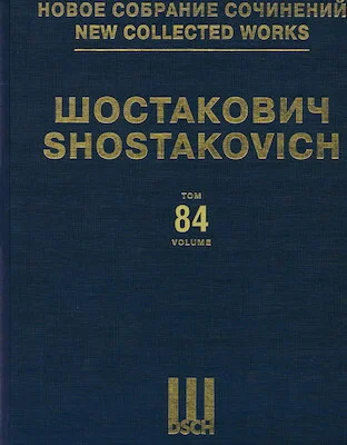 10 Poems on Texts by Revolutionary Poets Op. 88 - New Collected Works of Dmitri Shostakovich - Volume 84