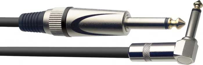 Instrument cable, jack/jack (m/m, straight/L-shaped), 10 m (33"), heavy-duty connectors, S-series Image