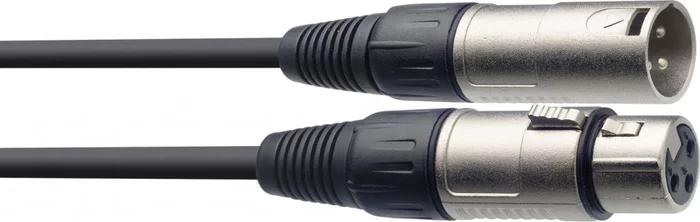 Microphone cable, XLR/XLR (m/f), 10 m (33')