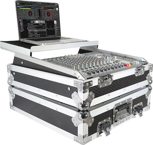 10U Top Mount 19" Slanted Mixer Case