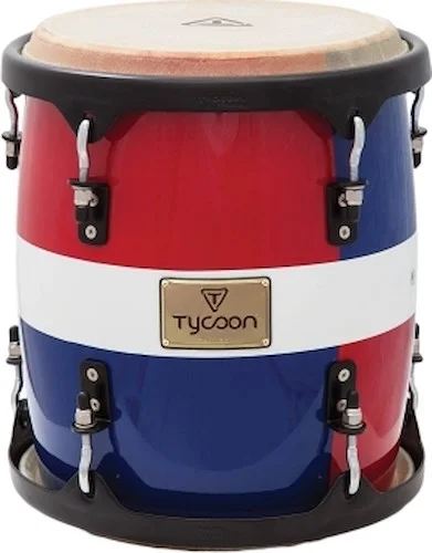 11 inch. Tambora - Dominican Republic Flag Finish
