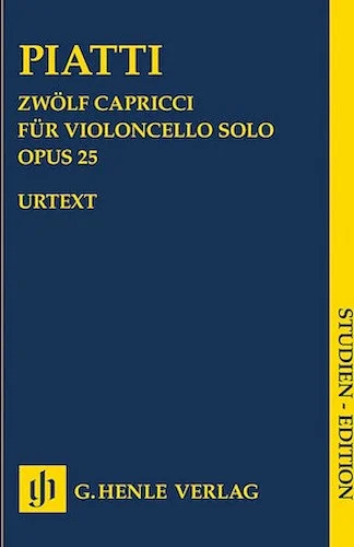 12 Capricci Op. 25 for Violoncello Solo