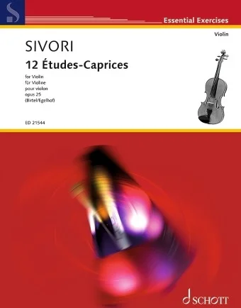 12 Etudes-Caprices Op. 25 - Violin Solo