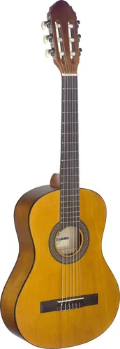 1/2 natural-coloured classical guitar with linden top Image