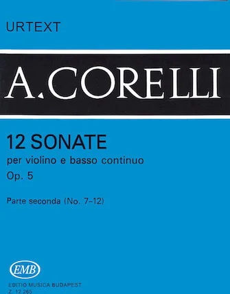 12 Sonatas for Violin and Basso Continuo, Op. 5  - Volume 2