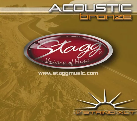 Stagg Extra Light AC-12ST-BR Bronze Strings for 12 String Acoustic Guitar Image