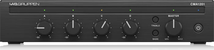 120w Commercial Mixer Amplifier With 4 Inputs