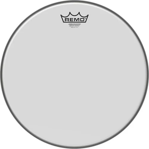 13" Ambassador Smooth White Tom/ Snare head.