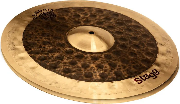 14" Genghis medium hi-hat, Dual series