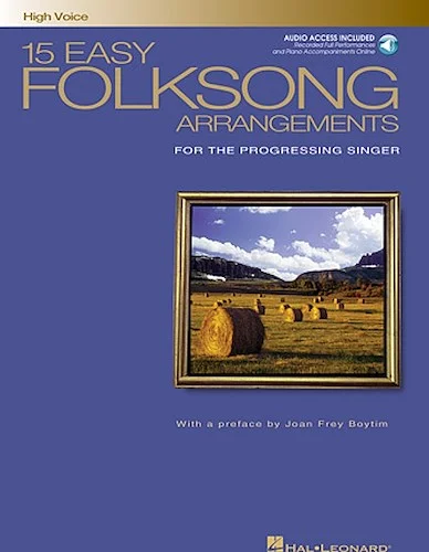 15 Easy Folksong Arrangements - for the Progressing Singer