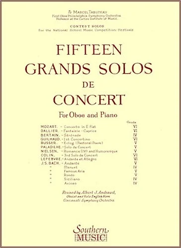 15 Grands Solos de Concert