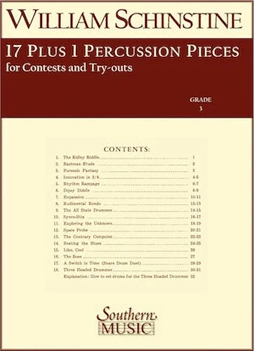 17 + 1 Percussion Pieces