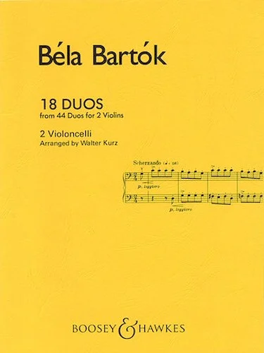 18 Duos - from 44 Duos for 2 Violins