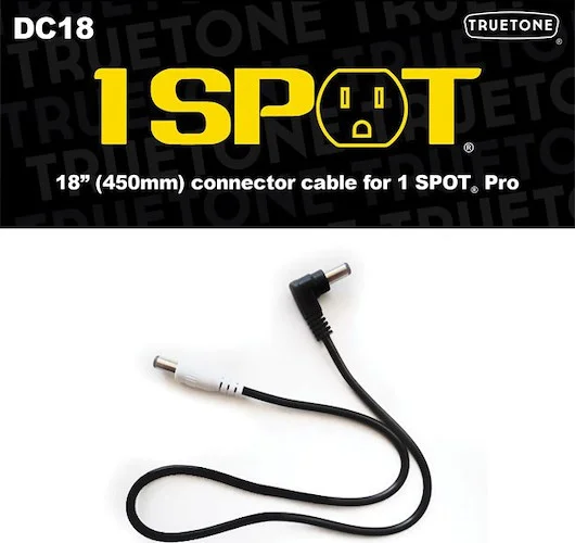 18" MALE RT ANGLE TO STR CBLE