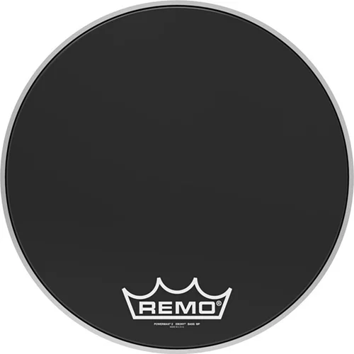 18" Powermax 2 Ebony marching bass drum head Image