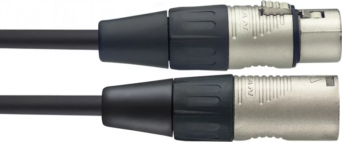 Microphone cable, XLR/XLR (m/f), 1 m (3'), N-series
