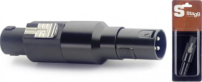 1x Male speaker plug/ male XLR adapter in blister packaging Image