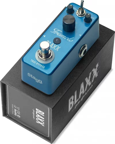 BLAXX Tremolo pedal for guitar with 2 different modes
