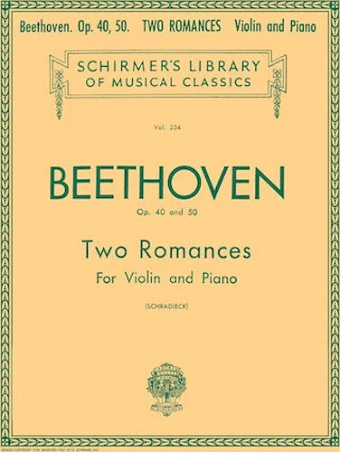 2 Romanze, Op. 40 and 50