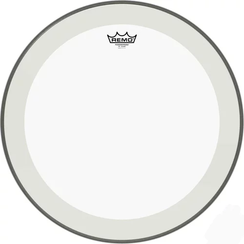 20" Powerstroke 4 Clear Bass Drum Head with double layer and clear dot