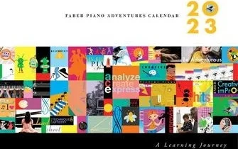 2023 Faber Piano Adventures Calendar