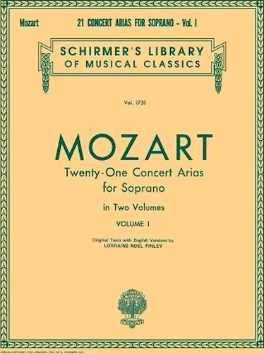 21 Concert Arias for Soprano - Volume I