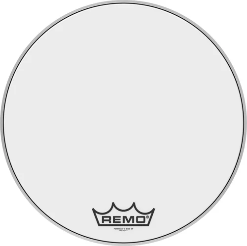 22" Powermax 2 Ultra White marching bass drum head