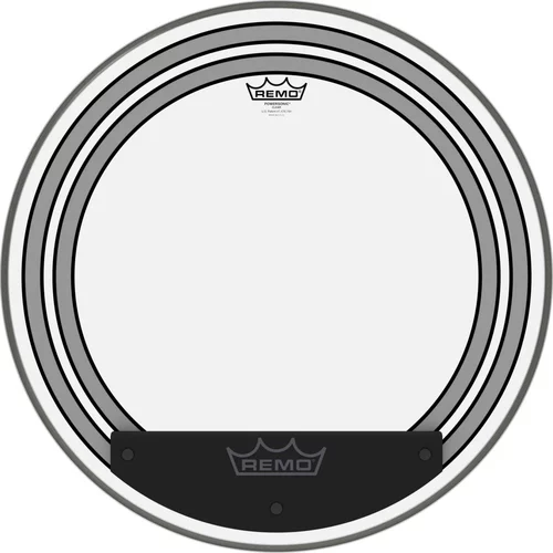 22" Powersonic Clear Bass Drum head w/ internal subsonic dampening rings