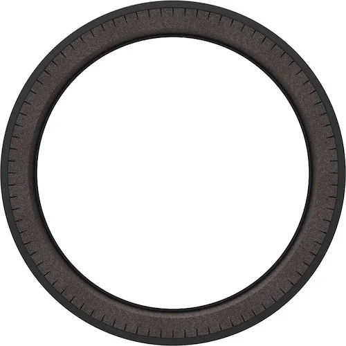 22" Ring control for bass drum head