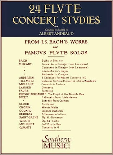 24 Flute Concert Studies