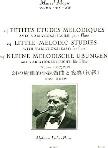 24 Petites Etudes Melodiques Avec Variations (Facile) pour Flute - 24 Little Melodic Sudies with Variations (Easy) for Flute