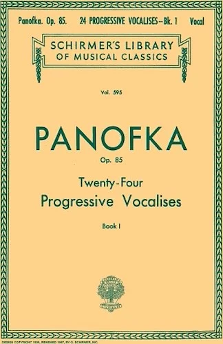 24 Progressive Vocalises, Op. 85 - Book 1