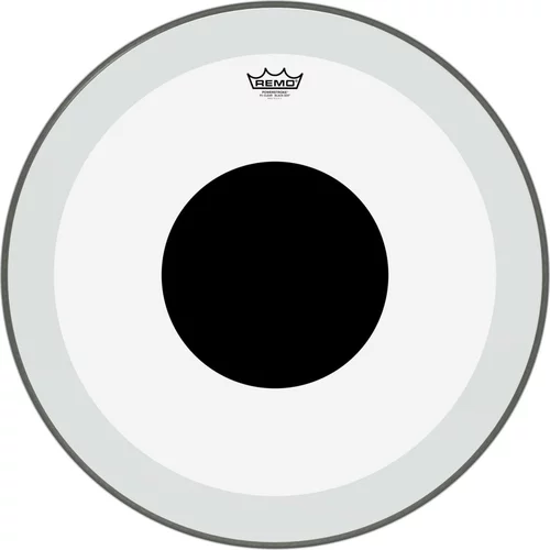 Powerstroke® P3 Clear Black Dot™ Bass Drumhead - Top Black Dot™, 24"