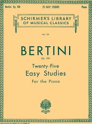 25 Easy Studies, Op. 100