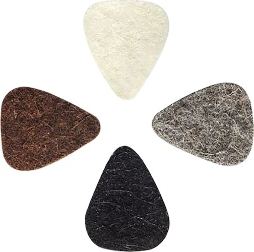 25567Pack with 4 mini picks for ukulele