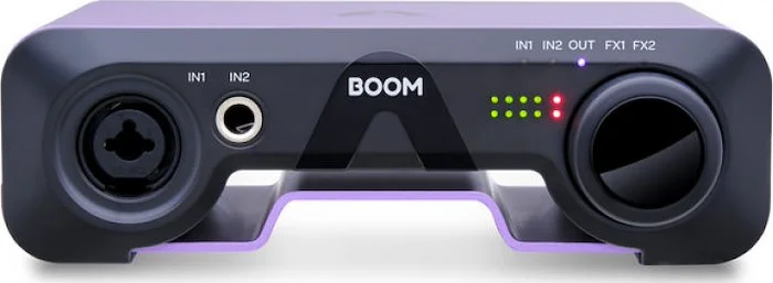 2x2 USB Type-C Audio interface with Built in Hardware DSP FX
