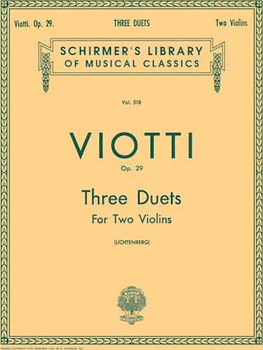 3 Duets, Op. 29