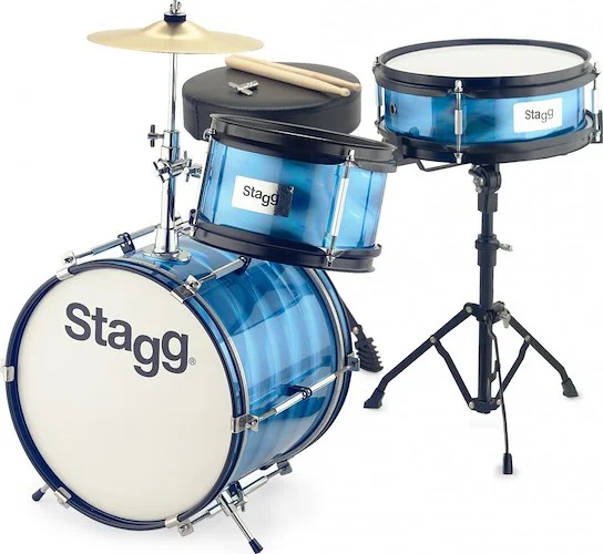3-piece junior drum set with hardware, 8" / 10" / 12"