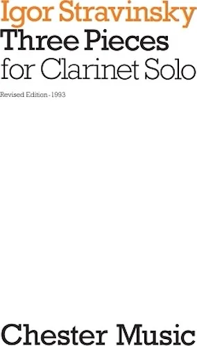 3 Pieces for Clarinet Solo