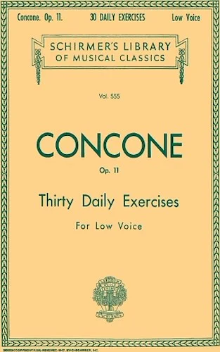 30 Daily Exercises, Op. 11