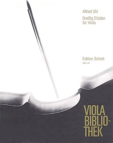 30 Etudes - for Solo Viola